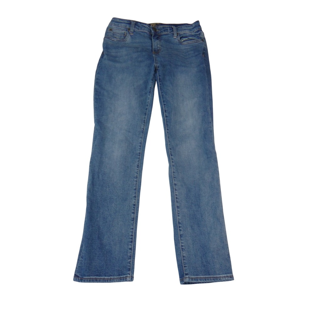 KUT from the Kloth Katy Boyfriend Jeans Medium Wash Straight Leg Size 8 4110